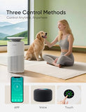 Dhyala Air Purifier for Home Large Room up to 3620Ft², H13 True HEPA Air Purifiers for Home Pet Hair Dander Odor Pollen, Air Cleaner with Smart WiFi