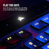 Corsair K100 AIR Wireless RGB Mechanical Gaming Keyboard - Ultra-Thin, Sub-1ms Slipstream, Low-Latency Bluetooth