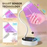 AORAEM UV Nail Lamp, Gooseneck Mini UV Light for Gel Nails