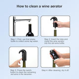 Electric Wine Aerator Dispenser Set – Automatic Wine Decanter & Pourer with LED Display, 200ml Smart Pour Control, Rechargeable Wine Pump & Stopper