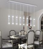 Modern Crystal Chandeliers LED Flush Mount Ceiling Chandeliers for Living Room
