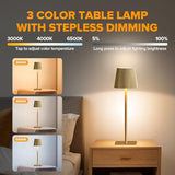 4 Pack Cordless Table Lamp,6000mAh Rechargeable Battery Operated Desk Lamp,Two Adjustable Heights