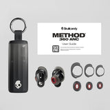 Skullcandy Method 360 ANC Wireless Earbuds, Sound by Bose, Bluetooth Headphones