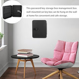 Key Cabinet Lock Box with 48 Slots Wall Mounted Security Key Storage Box