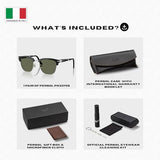 Persol PO3375S Square Shape Sunglasses With Official Eyewear Kit