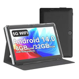 Tablet 7Inch Android 14.0 with Protective Case,3GBRAM+ 32GB ROM, IPS Screen