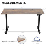 VIVO Electric 55 x 24 in Standing Desk, Memory Height Adjustment