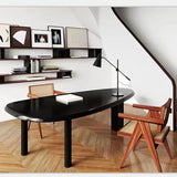 AQWASYUTER Office Computer Desk Solid Wood