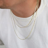 Nuragold 10k Real Yellow Gold Cuban Curb Solid Link Chain