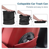 Kincown Car Trash Can, 2 Packs 4 Gallons Garbage Can, Collapsible Trash Bin