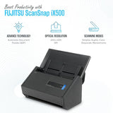 Fujitsu Scansnap Receipt Scanner for Mac & PC - USB High Speed Cloud Enabled Document, Photo Scanners