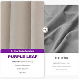 PURPLE LEAF 9' X 12' Right-left Tilt Patio Umbrella with Base Outdoor Cantilever Swivel Rectangle Umbrella, Beige