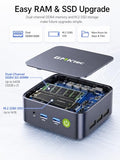 GMKtec G10 Mini PC, AMD Ryzen 5 3500U, 16GB DDR4, 256GB SSD, Radeon Vega 8