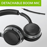 Clear Talking, Hi-Fi Music, Low Latency, Wireless Headphones with Charging Base for Computer, PC, Laptop