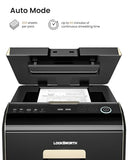 200-Sheet P-5 Micro-Cut Heavy-Duty Paper Shredder, 60-Min Continuous Run