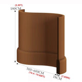 Folding Room Divider Partition - Retractable Paper Privacy Screen for Indoor Use