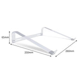 DTTLYQF Aluminium Alloy Metal Laptop Stand Notebook Holder Cooler Bracket Riser Support
