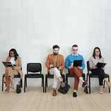 Waiting Room Chairs, 10-Pack PU Church Chairs Conference Stackable Set, Office Guest & Reception