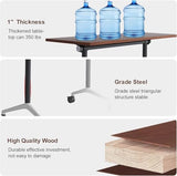 JNMDLAKO Conference Table, Folding Conference Room Tables On Wheels