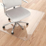 Chair Mat for Hard Floor Office Chair Mat Desks Mats Large 42in x 77in,Transparent Clear PVC Floor Protector for Home Office Study Wooden Floors,Clear 2mm Thickness