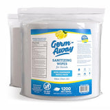 Hand Wipes, 1200 CT Refill Roll for Dispensers, Lemon Scent, Sanitizing Wipes with Moisturizing Aloe Vera