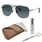 Ray-Ban RB8097 WILLIAM TITANIUM Sunglasses with Official Eyewear Kit