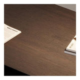 zhongxlla Standing Desk, Modern Smoky Color Executive Desk with Drawers