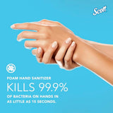 Scott Professional Moisturizing Foam Hand Sanitizer (91560), 1.0 L, Foaming, Clear, Fresh