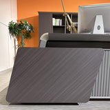 LSIGHTUS Office Table Wood Office Desk with File Drawers, Modern Large Executive Office Desk