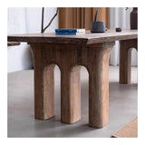 zhongxlla Standing Desk, Rustic Ash Wood Home Study Writing Desk Workstation