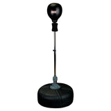 Ringside Fitness Reflex Bag, Dipped Foam Top, Ideal for Boxing, MMA, Muay Thai, and More, Punching Bag Stand with Plastic Base and Chrome Spring, Adjustable Height, 49"–69"