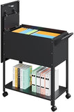 Rolling File Cart with Wheels Hanging Files,Rolling File Cabinet Organizer,Rolling Hanging File Folder Cart on Wheels