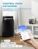Midea Duo 14,000 BTU (12,000 BTU SACC) High Efficiency Inverter Ultra Quiet Portable Air Conditioner, with Heat up to 550 Sq. Ft., Works with Alexa/Google Assistant, with Remote Control & Window Kit