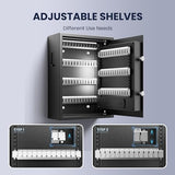 KornerBatl Heavy Duty 103 Position Key Lock Box with Code - Electronic Key Cabinet Wall Mount with Code - Secure Key Safe