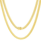 Nuragold 10k Real Yellow Gold Miami Cuban Link 6mm Solid Chain Necklace - 28"