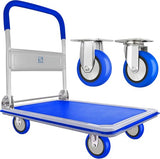 Push Cart Dolly by Wellmax, Moving Platform Hand Truck, Foldable for Easy Storage