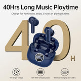 Adaptive Hybrid Active Noise Canceling 2026 Wireless Earbuds, 6 Mics ENC Clear Call Ear Buds