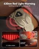 SKG Lower Back Massager for Pain Relief Deep Tissue Christmas Gifts for Men Women Adjustable Cordless Heating Pad Infrared Vibrating Back Massager Gifts for Dad Mom Grandpa