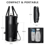 SPACEREST Solar Shower Bag, 3 Gal/11L Solar Heating Camping Shower Bag, On-Off Switchable Shower Head, Portable Shower with Thick Tarpaulin for Camping, Surfing, Outdoor Traveling, No Tear & Leak