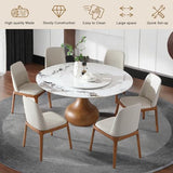 Montary 7 Piece Dining Table Set, Modern Dining Table Set of 6