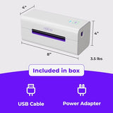 Rollo Wireless Shipping Label Printer - Wi-Fi Thermal Label Printer 4x6 for Shipping Packages