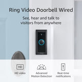 Video Doorbell Wired (newest model), Use Two-Way Talk, advanced motion detection, HD camera (wiring required) Ring