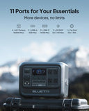 BLUETTI Elite 100 V2 Solar Generator with 100W Solar Panel (Ships Separately), 1024Wh Portable Power Station w/ 4 1800W AC Outlets, 35% Smaller, Ideal for Camping, Emergencies, Backup Power