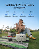BLUETTI Elite 30 V2 Solar Generator with 60W Solar Panel (Ships Separately), 288Wh LiFePO4 Portable Power Station, 600W AC Ports (1500W Power Lifting), UPS, Fast Charge for Camping, Road Trip, Travel
