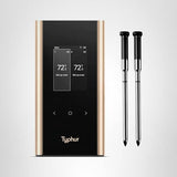 Typhur Sync Gold Wireless WiFi Meat Thermometer, 2 Slim Probes, 6 Sensors, 10x Stronger Signal, ±0.5℉ Accuracy, Smart Base Direct Setup