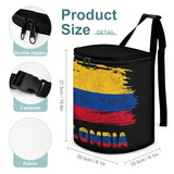 generic Colombia Flag Car Trash Can,Car Accessory Interior Garbage Can,Automobile Universal Bin Organizer