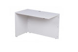 Boss Office Products 66 Inch Executive L-Shape Corner Desk with Box/Box/File Storage Pedestal, White