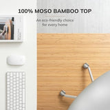 Anji Mountain Office Chairmat Thickest & Sturdy Bamboo Chairmats Highly Premium Quality Anti-Slip Heavy Duty for Multi-Purpose