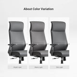 EUREKA ERGONOMIC Valen Leather Desk Chair, High Back Office Chairher Office Chair with Wheels