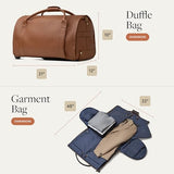 Wool & Oak NOVA Large Duffle Bag with Wheels